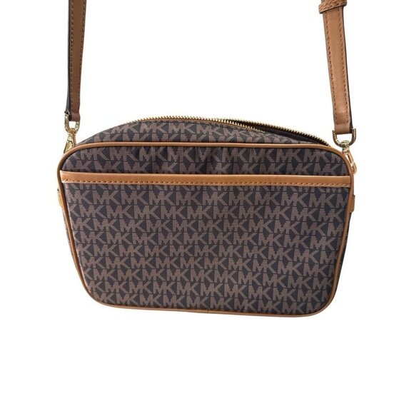 Michael Michael Kors East West Jet Set Charm Large Crossbody Brown/Acorn NWT - Picture 4 of 6